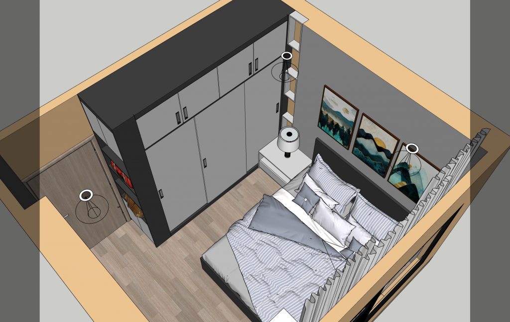Thiết kế nội thất phòng ngủ Bắc Ninh